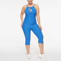 Dropshipping Yoga Bodysuit Adjustable Straps Plus Size Active Wear Bubble Sexy Outfit Yoga One Piece Jumpsuit